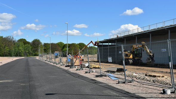 Byggnad på industrifastighet på verksamhetsområde Nord