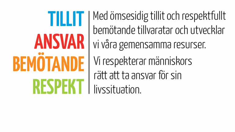 Social sektors värdegrund