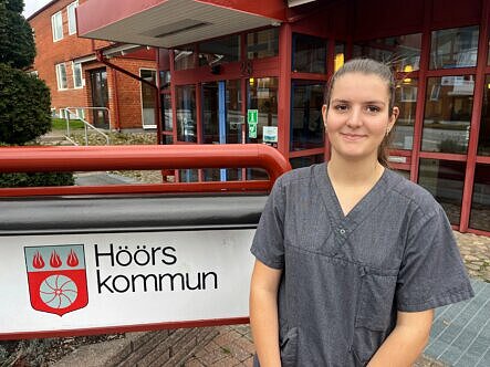 kommunanställd inom vården utanför kommunhuset